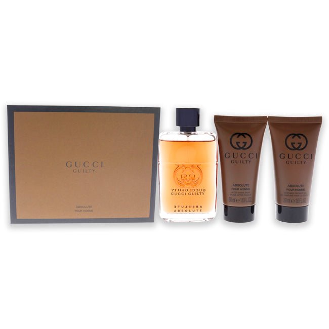I0114189larger.jpg Gucci Guilty Absolute 3 Pc Gift Set for Men - Fragrance - Image 1