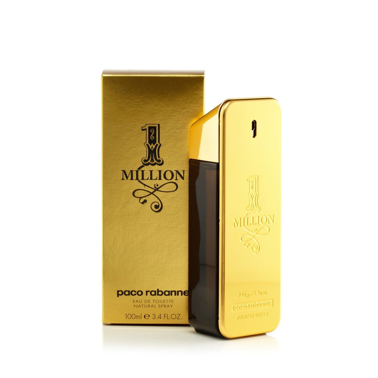 Paco-Rabanne-1-Million-Mens-Eau-de-Toilette-Spray-3.4-Best-Price-Fragrance-Parfume-FragranceOutlet.com-Details.jpg Paco Rabanne 1 Million Eau De Toilette for Men - Fragrance - Image 1