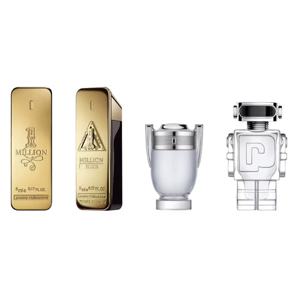 Paco_Rabanne_MiniSet.png Paco Rabanne 4-Piece Mini Gift Set for Men - Fragrance - Image 1